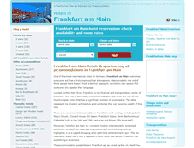 Tablet Screenshot of frankfurtmainhotel.com